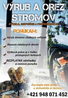 Výrub stromov a krovia