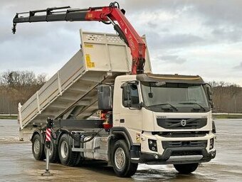 9246 - Volvo FMX 450 - 8x4 – Sklápěč/Valník + HR-FASSI F215A