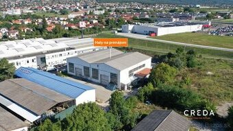 CREDA | prenájom výrobné haly s administratívou, Nitra, Levi