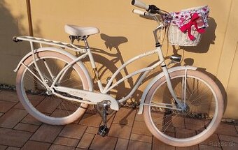 Dámsky retro bicykel CRUISER EMBASSY PINKI 3 rýchlostný