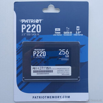 Patriot P220 256GB (nove)