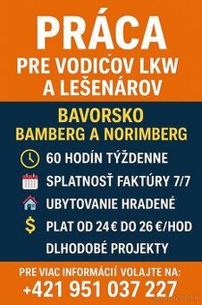 Práca v Nemecku pre živnostníkov a s.r.o.
