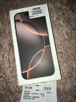 apple iphone 16 Pro púštny titán 128gb komplet+záruka