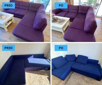 Tepovanie a sušenie kobercov, sedačiek a čalúnenia
