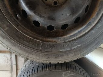 Disky plechové na Renault Clio aj s pneumatikami