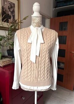 Dámska pletená vesta - 1