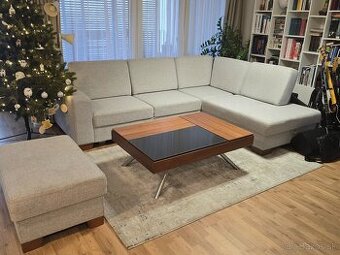 Rohova sedacia suprava s taburetkou zn Milenium