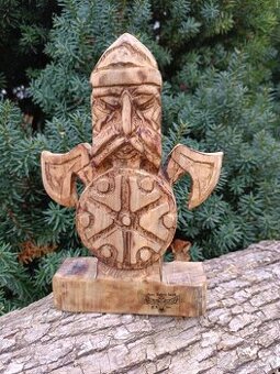 PERUN - drevená soška - Slavic wooden statue