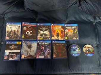 Hry na ps4 : Batman, watch dogs, minecraft, grand turismo..