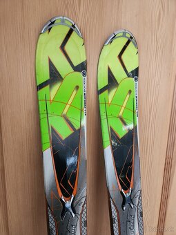 Predám komplet lyže K2 170cm s lyžiarkami Rossignol