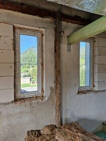 Takmer nepoužívané okná, balkónové dvere
