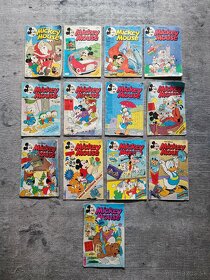 Časopisy Káčer Donald, Mickey Mouse a iné.