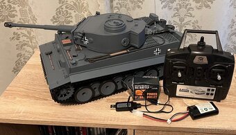 TORRO tank 1/16 RC TIGER I sivá kamufláž