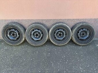 R14 5x100 165/70 letné pneu ŠKODA,VW,SEAT + puklice