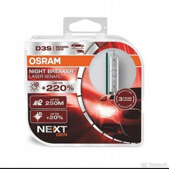 Osram xenonová výbojka D3S XENARC NIGHT BREAKER LASER +220%