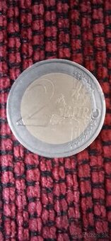 2 eurova minca France Prešeren Slovenija