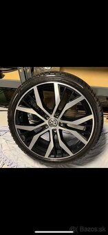 VW GTI originál disky Santiago + pneu Bridgeston
