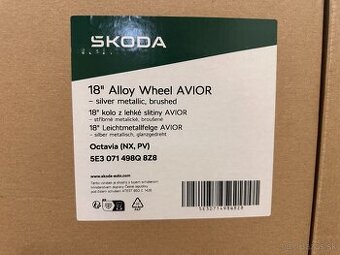 original kolesa octavia alu škoda iv kola r18