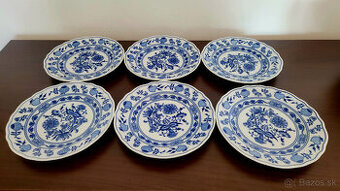 Originál cibuľový porcelán Dubí - dezertné taniere