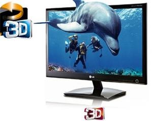 Monitor LG LCD 23"LED 3D D2342P-PN - 1