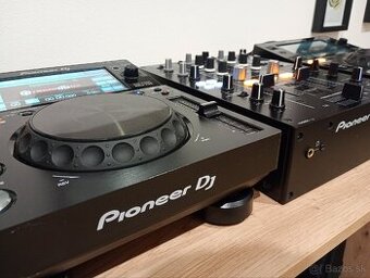Zostava prehrávačov Pioneer 2x xdj700 + djm450