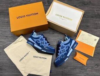 Louis Vuitton tenisky all Blue komplet balenie