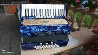 Harmonika -Akordeon.Delícia Carmen 80basová modrá.