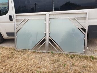 Predám dvojkrídlovú nerezovú bránu+bráničku+posuvná brána