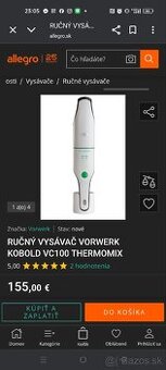 Ručný vysávač vorwerk kobold vc100
