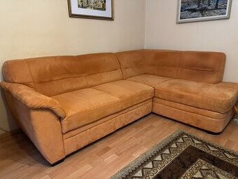 Rohový rozkladací gauč