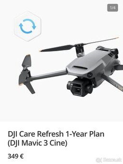 Elektronický kód DJI Care Refresh pre DJI Mavic 3