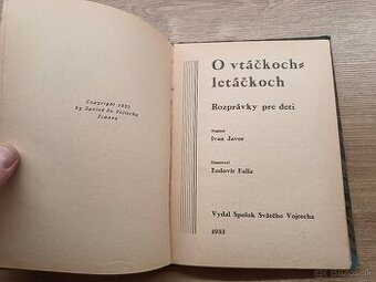 O vtáčkoch letáčkoch 1933 ilustrácie Fulla