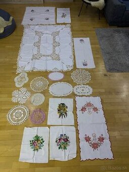 Predám ručne vyrábané obrusy