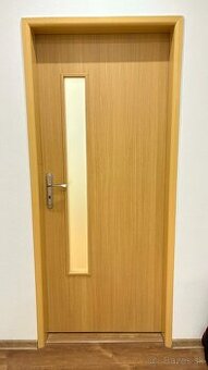 Predám dvere lavé 80cm so sklom