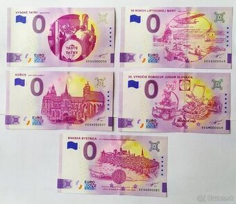 0€ / 0 euro / 0 eurová bankovka