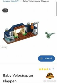 Lego Jurassic World Baby Velociraptor Playpen 30382 - 1