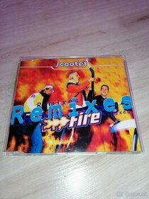 Scooter - Fire Remixes Striebrný okraj 4 track TOP Rarita
