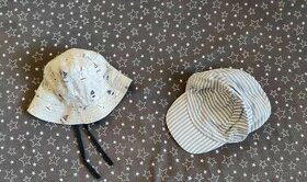 Detský letný klobúk a šiltovka, zn. HM, veľ. 74