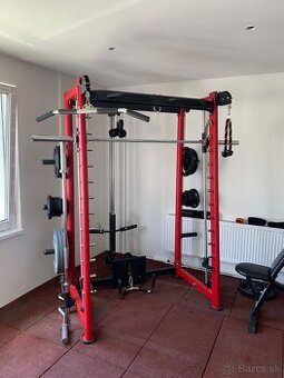 Multipress+protismerné kladky+vrchná a spodná a hrazda