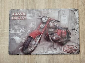 Retro plechové cedule JAWA