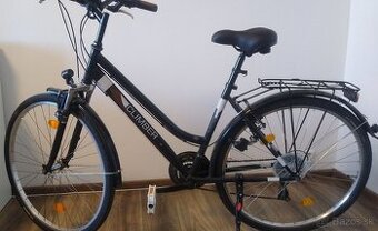 Dámsky trekingový bicykel, rám 18", 7x3 rýchlostí