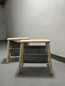 IKEA VILTO Nočný stolík alebo stolička do kúpelňe - 2 ks