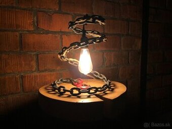 Industriálna lampa - reťaz+hák