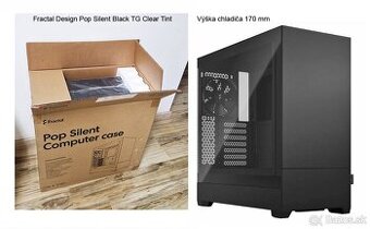 Skrinka PC Fractal Design Pop Silent Black TG Clear Tint