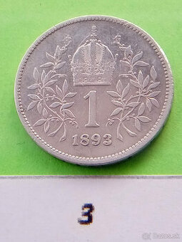 1Koruna strieborná Rakúská