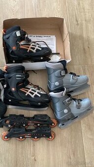 Korčule detské nastaviteľné