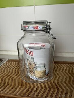 Veľký 3L sklenený pohár – talianska výroba (úplne nový)