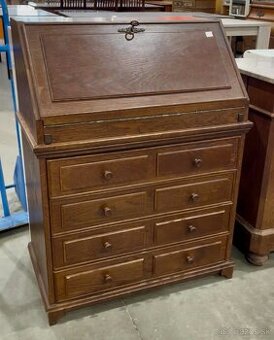 B16. rozkladaci pisaci stolik/ komoda, masiv, v 100, s 77, h