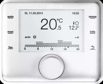 Nový termostat / ekviterm regulátor Bosch (Junkers) CW 400