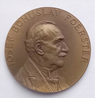 Medaila 1929 Josej Bohuslav Foerster (Josef Kadlec)